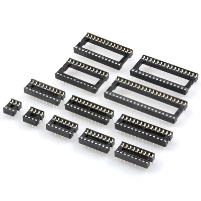 10 шт. IC розетки DIP6 DIP8 DIP14 DIP16 DIP18 DIP20 DIP28 DIP40 контактный разъем DIP разъем на возраст 6, 8, 14, 16, 18, 20, 24, 28 40 pin-код