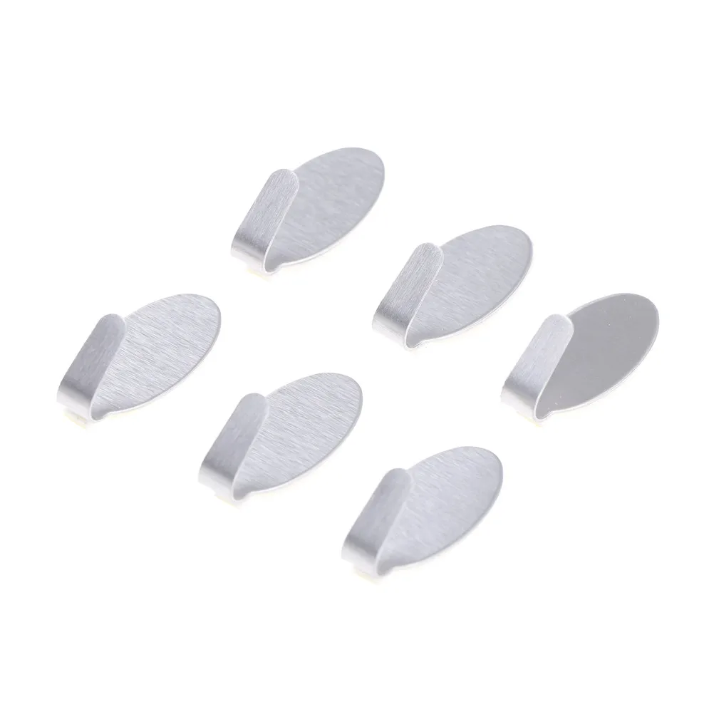 6 шт./компл. крючки для полотенец из нержавеющей стали|hanger kitchen|hat hangerhook wall |