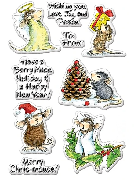 

Mouse Clear Stamp for Scrapbooking Transparent Silicone Rubber DIY Photo Album Decor 8821