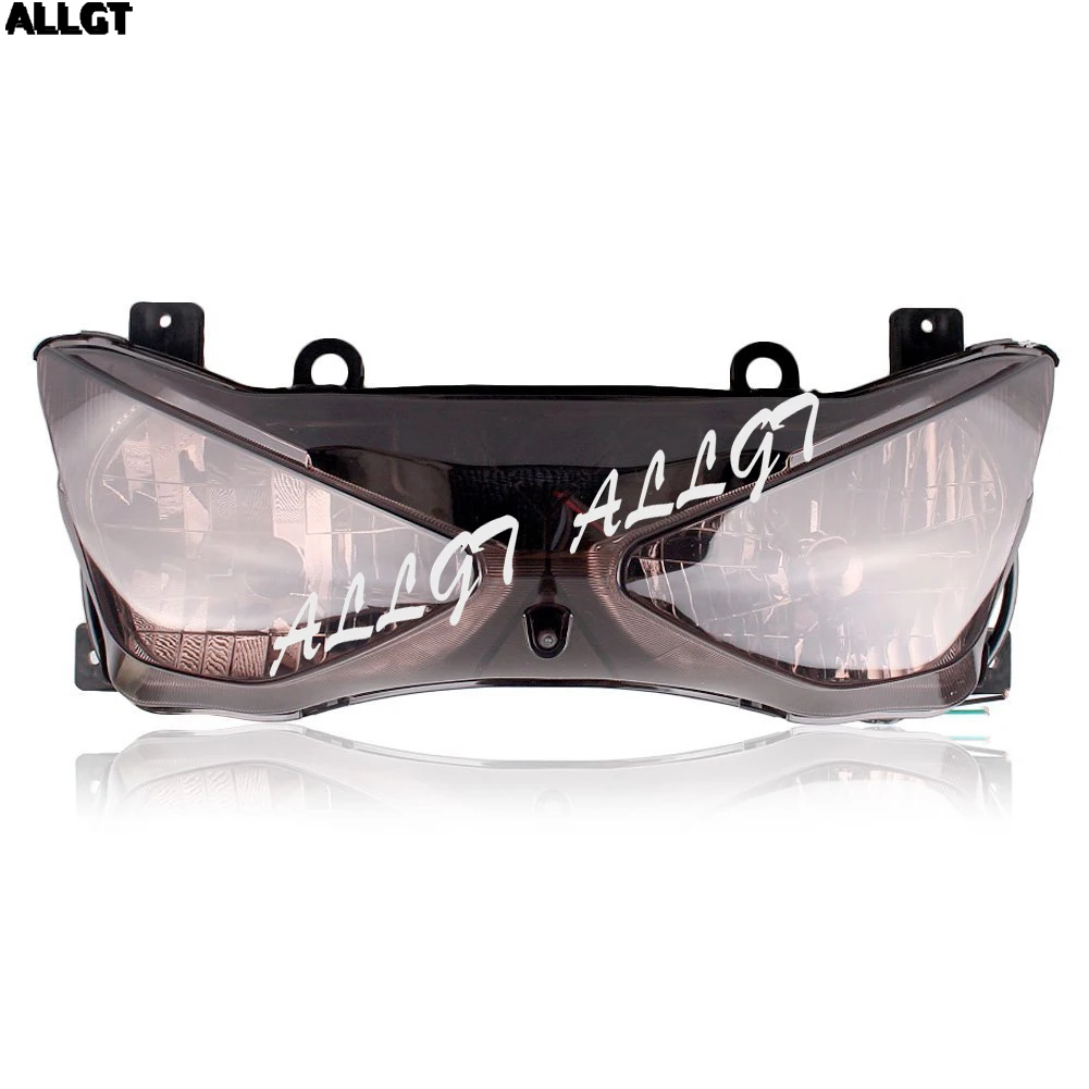 ALLGT Motorcycle Front Headlamp Headlight Assembly for Kawasaki Ninja ZX6R 2003 2004