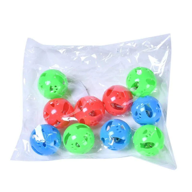 10pc random 4 см Разноцветные игрушки для домашних животных, игрушка для собак, Интерактивная игрушка, 10 шт., Детские пищалки, погремушка, шаровая хлопушка - Цвет: 10pc random