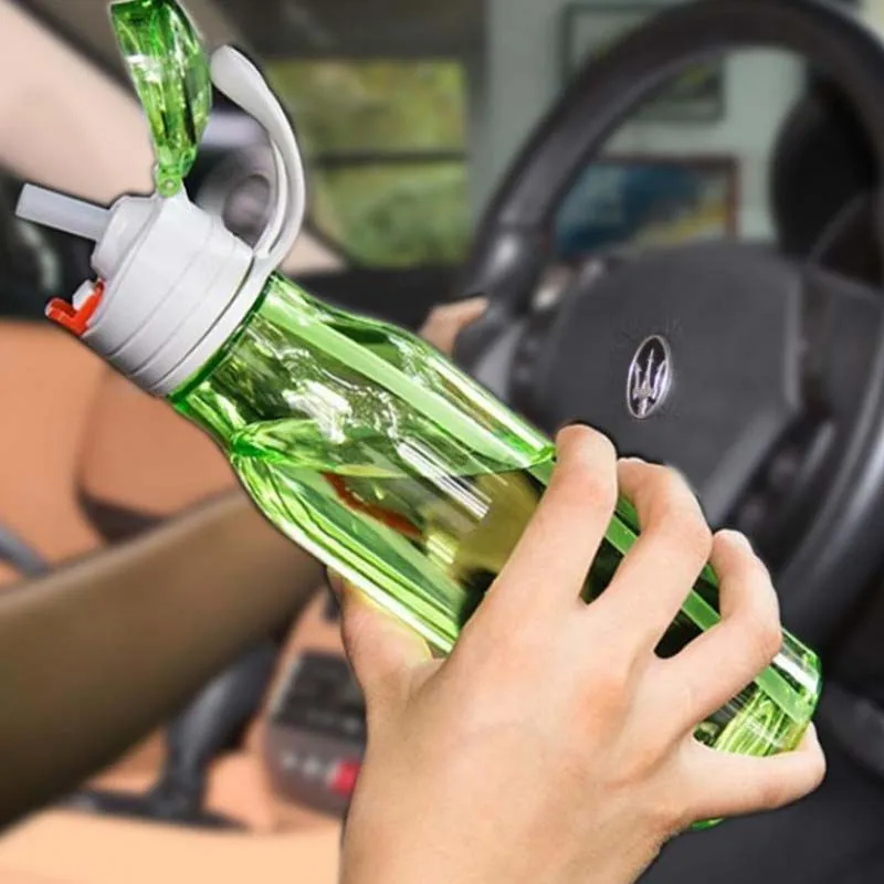 Портативная бутылка для поезда с трубочкой новая детская питья воды 450 мл без