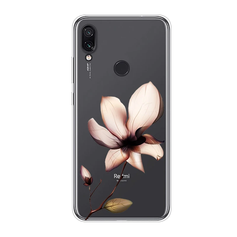 Мягкий мультяшный чехол для Xiaomi Redmi Note 7 силиконовая задняя крышка телефона Note7