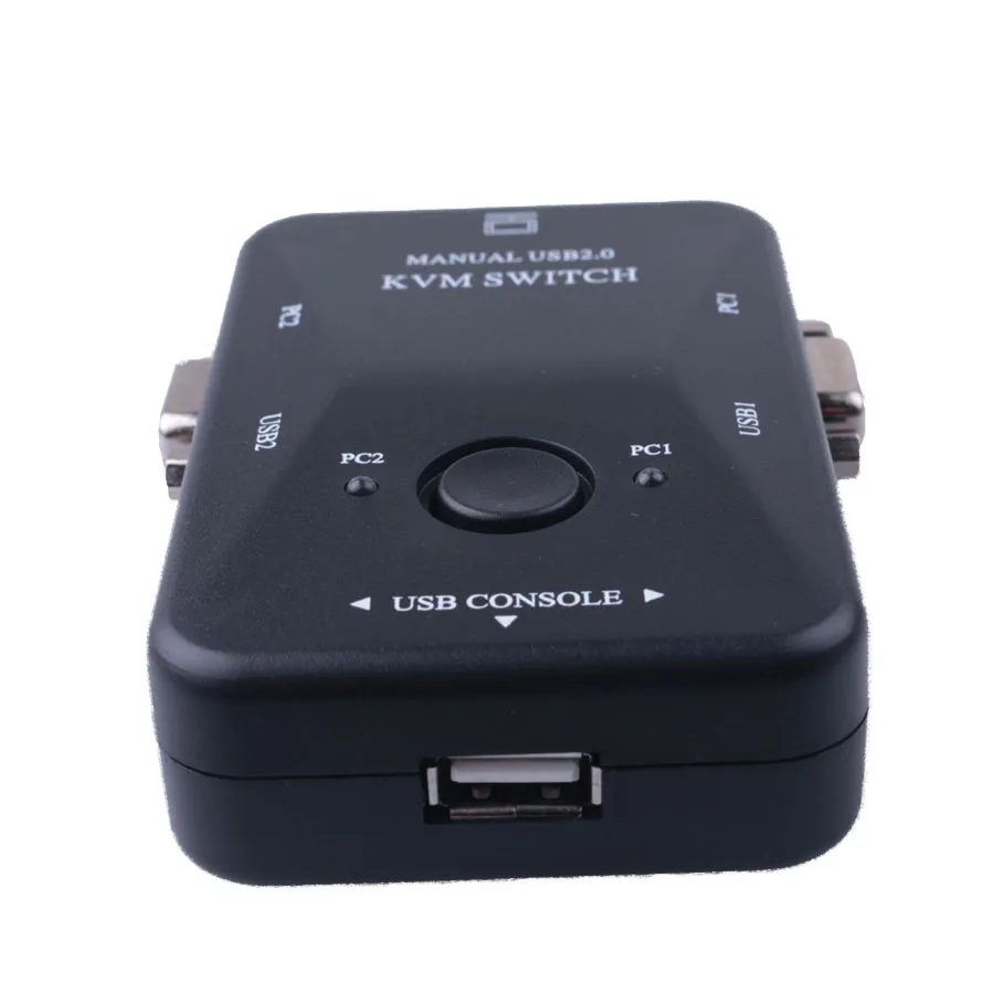 Elistoooop USB 2,0 KVM переключатель 1920*1440 3 порта VGA переключатель SVGA разветвитель коробка для клавиатуры мышь монитор адаптер