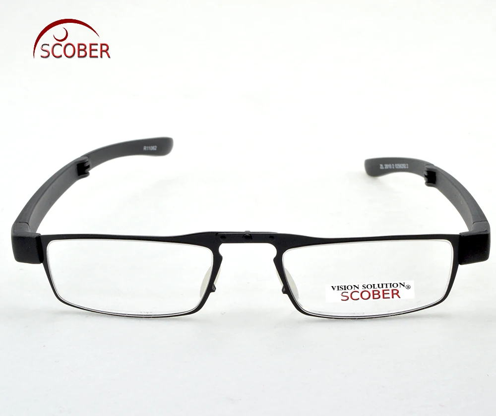 = SCOBER Новый портативный чехол складные очки для чтения Антирадиационный