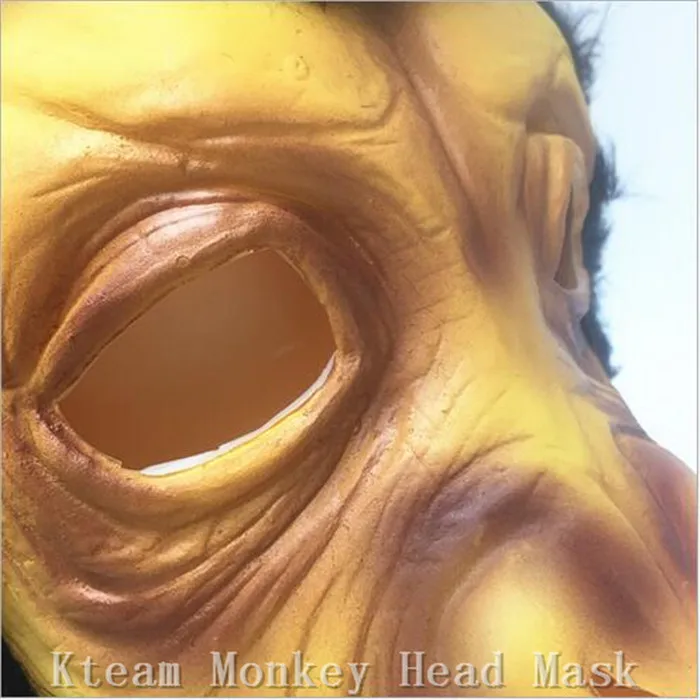 Крутая Маскарадная маска на Хеллоуин Rise of Planet the Apes gorilla Monkey King caps Реалистичная