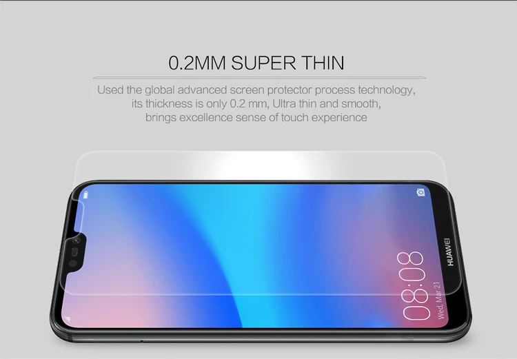 Nillkin закаленное стекло для Huawei P20 Lite Оригинал 9H Amazing H/H + Pro Полное покрытие Защитная