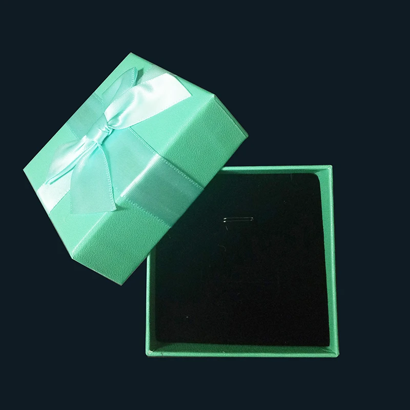 EUDORA без логотипа зеленая коробка ювелирных изделий для подвесного ожерелья