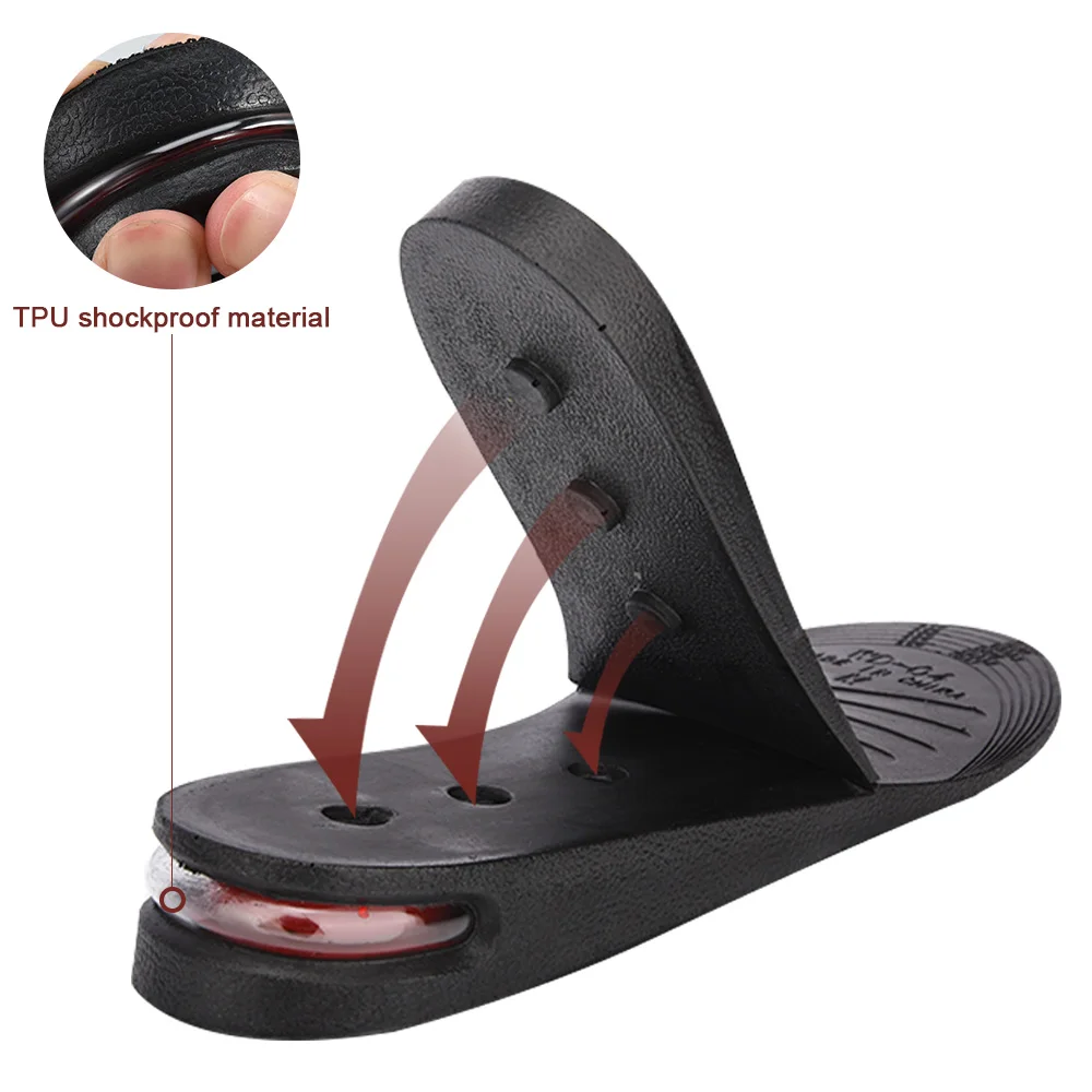 Елино 2 Слои кроссовки на воздушной подушке каблук высокий мягкие вставки под