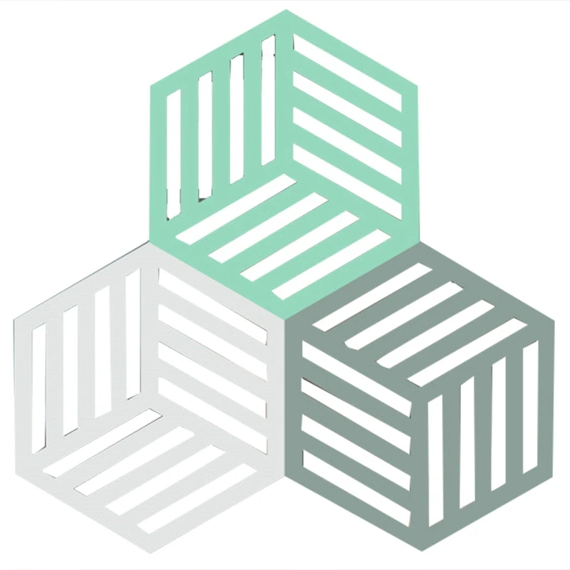 8 шт./компл. Кухня стол войлочный коврик подставка для кастрюль бытовой анти