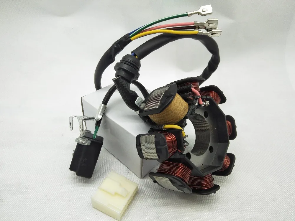 A24 Motorcycle 5 Wire 8 Poles Full Wave DC For Honda CG125 ZJ125 CG ZJ 125 125cc Magneto Stator Coil Generator Spare Parts | Автомобили и