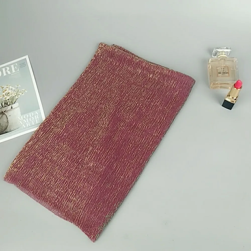 2018 женский шарф Мусульманский Хиджаб Шарф Шифоновый хиджаб Обычная шелковая