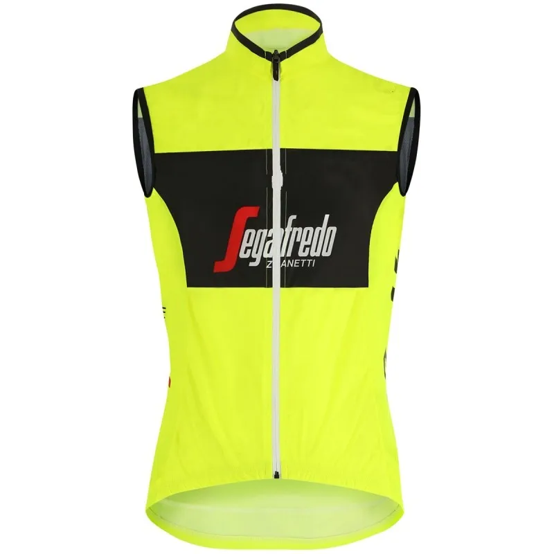 yellotrr pro team groupama FDJ ветронепроницаемый жилет для велоспорта, ветронепроницаемый жилет без рукавов для велоспорта, ветронепроницаемый жилет, Быстросохнущий Ropa Ciclismo - Цвет: yellotrr