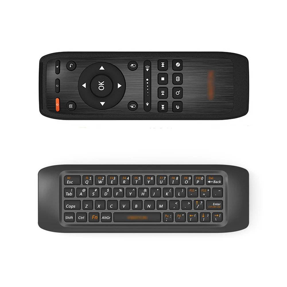 2 4G Air mouse беспроводная клавиатура эргономичная Двусторонняя перезаряжаемая Fly