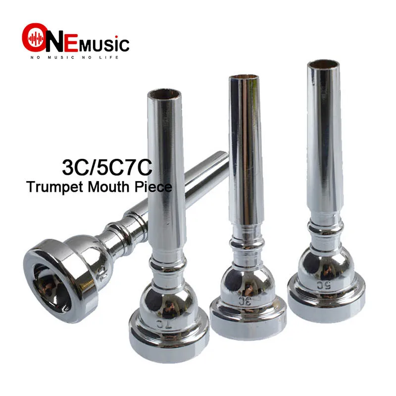

High Quality chrome/Gold Professional Trumpet 3C/5/7C Mouth Piece Mouthpiece