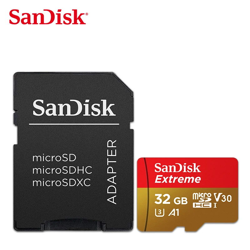 Карта памяти SanDisk micro sd mini карта высокая скорость U3 A1 32 ГБ cartao de memoria 64 Гб A2 microsd tf