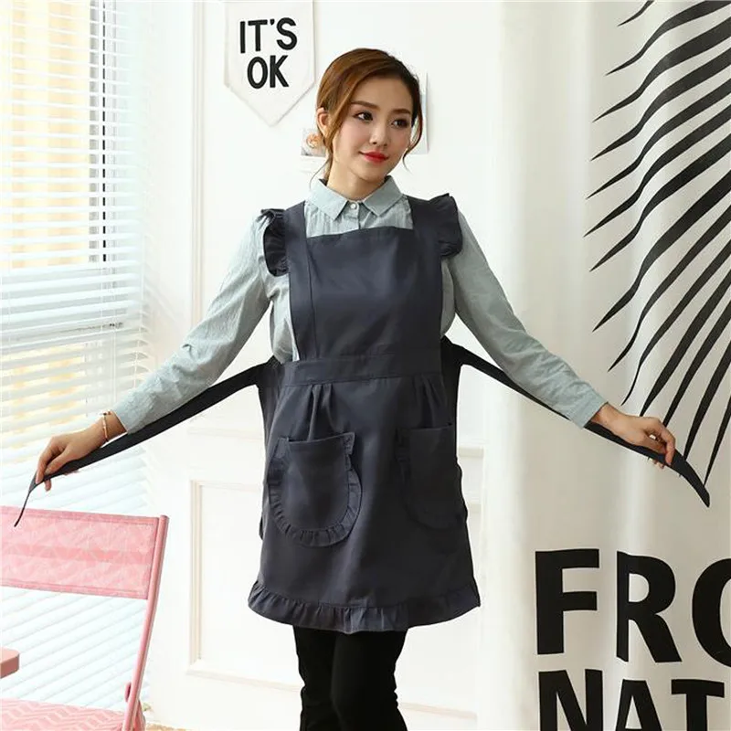 

New Princess lace Cooking Apron Fashion Novelty Gown BBQ Kitchen Party Apron Naked Women Cleaning Apron avental cocina
