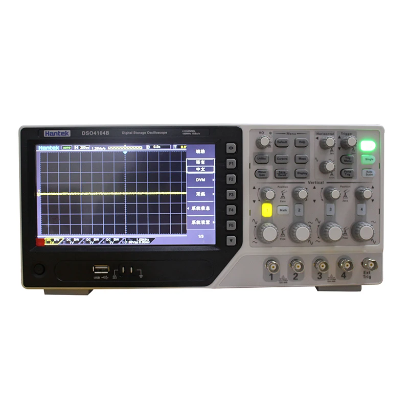 Hantek DSO4104B Support a variety of SCPI remote control command 4CH oscilloscope 100MHz bandwidth 1GS/s sample rate DHL Free |
