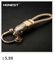 Бренд HONEST, высококачественный сплав, кожа, мужской брелок, сумка, подвеска, элегантный, Деловой, автомобильный брелок, кольцо, ювелирное изделие, подарок