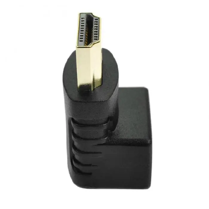 90 градусов под прямым углом позолоченный HDMI адаптер типа мужчин и женщин для 1080 p tv HD tv JFlyer