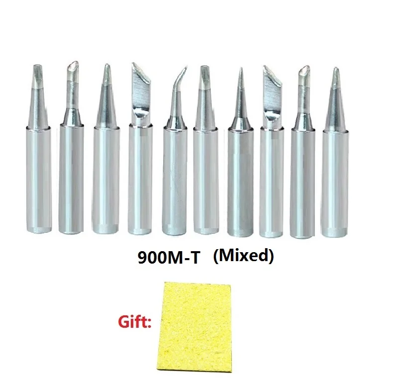 WWW KLY 10 шт. 900 м серии паяльник прижимные наконечники для Hakko, ATTEN, QUICK, AOYUE Yihua паяльная станция пайка плавления советы