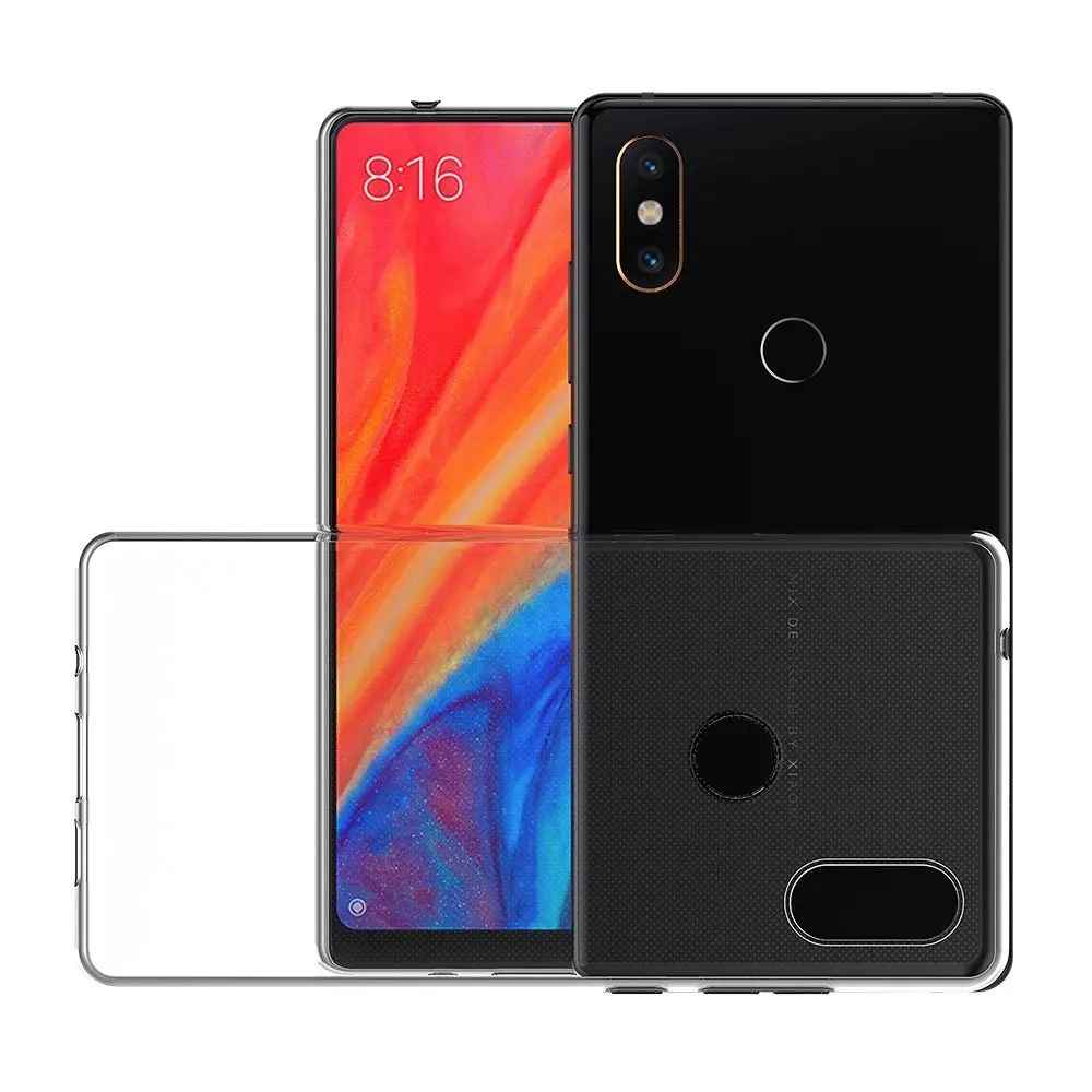 Чехол для телефона Xiaomi Mi Mix 2S 5 99 дюйма ультра тонкий мягкий Силиконовый ТПУ