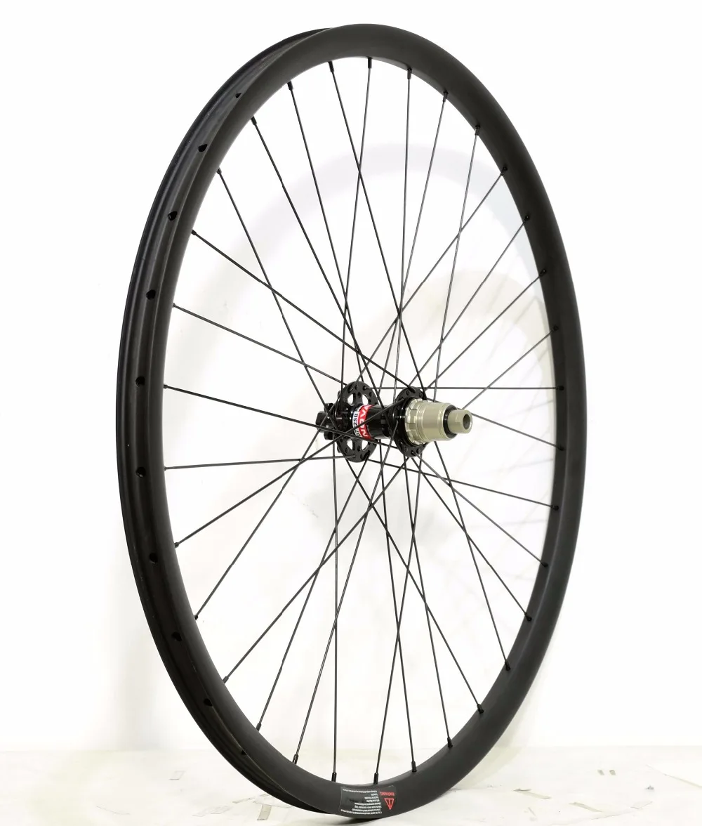 Ассиметричные 29ER MTB XC гоночные Углеродные колеса бескамерные готовые 30 мм ширина