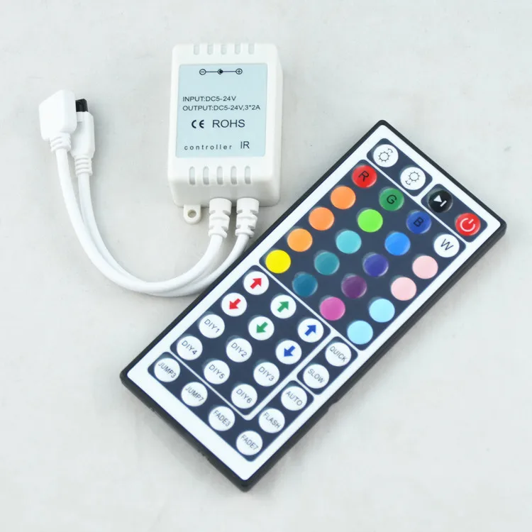 RGB контроллер 5050 Светодиодная лента DC12V 44key инфракрасный контроллер|rgb controller|rgb
