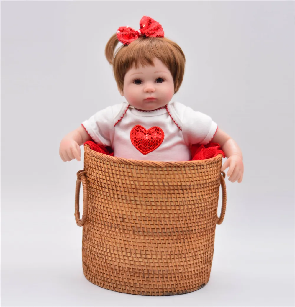 16 &quot40 см живой Bebe сопровождение кукла Красивая menina reborn силиконовые куклы дети
