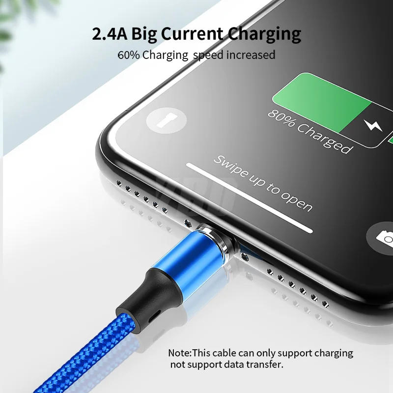 YBD Магнитный кабель usb c кабель зарядное устройство для huawei Honor xiaomi redmi микро-usb-кабель для зарядки Шнур для iPhone samsung galaxy