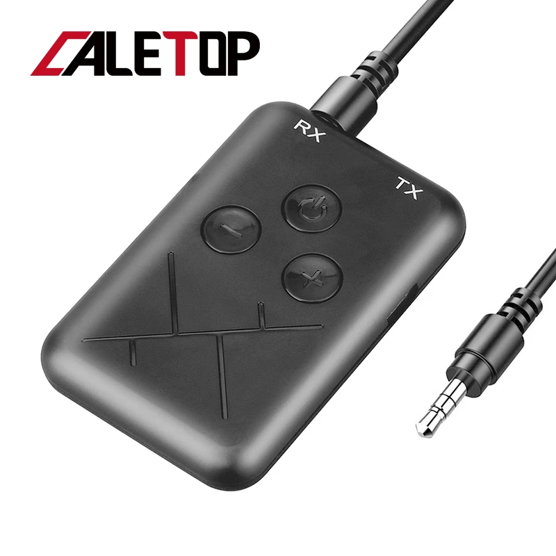 Bluetooth приемник CALETOP 2 в 1 передатчик для ТВ наушников автомобильный 4 беспроводной