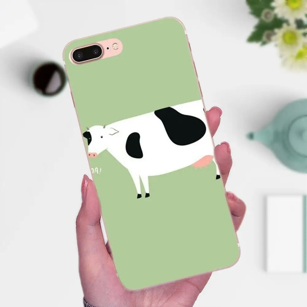 Милый мультяшный принт с животными для Huawei Honor 4C 5A 5C 5X 6 6C 6A 6X 7 7X 8 9 V8 V10 Y3II Y5II Y6II G8 P7 Play