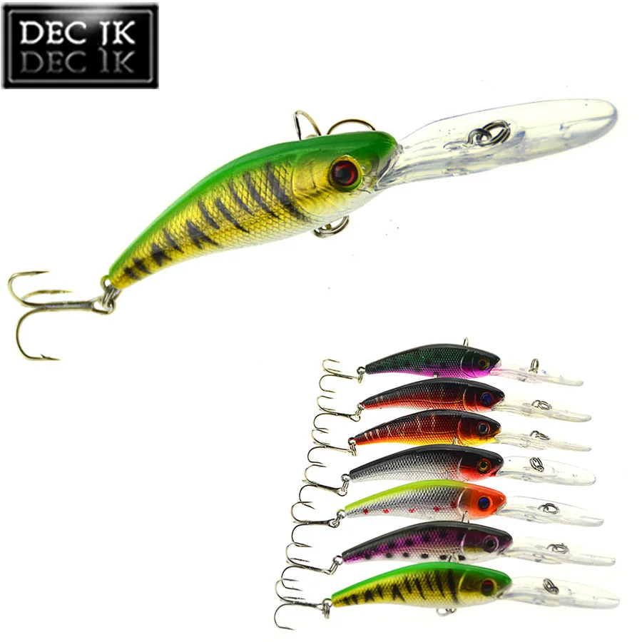 7 шт. плавающие Гольян Пластиковые приманки для морской рыбалки воблеры Троллинг