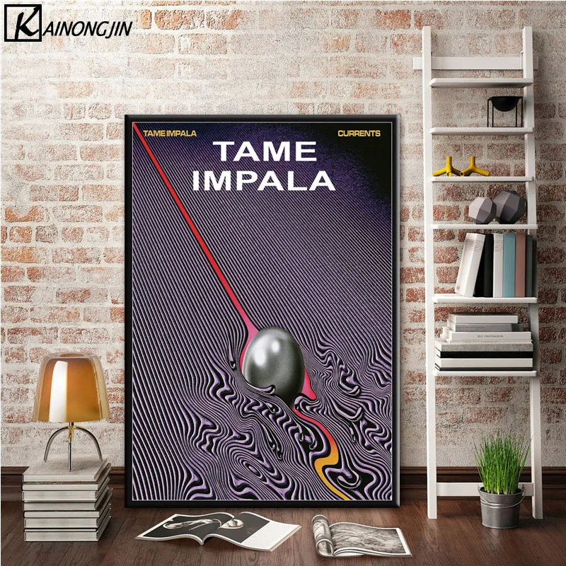 007 Art Poster Tame Impala Psychedelic Rock Band Posters and Prints Wall Picture Canvas Painting Room Home Decoration - Цвет: 007