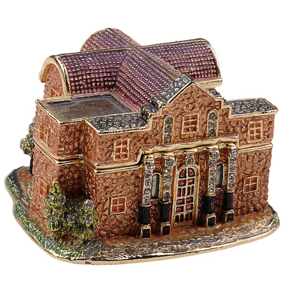 Светильник лый дом искусственная эмаль шкатулка для украшений металлическое