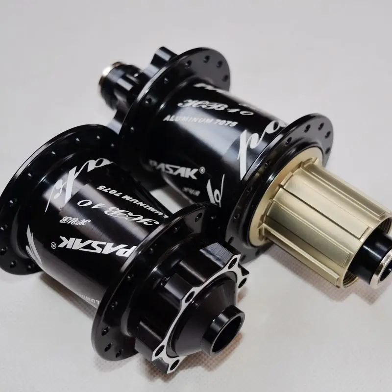 black front and rear MTB колеса для горного велосипеда ступицы для велосипеда передняя/Задняя Ступица большая ступица 6 когтей DH AM 32 отверстия спицы 15 мм 20 мм 12 мм через ось 9 мм QR - Цвет: black front and rear