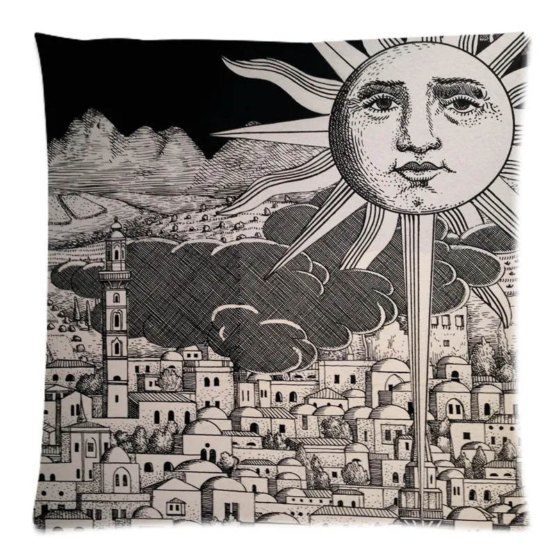 Наволочка для подушки на заказ rosenthal Piero fornasetti рабочий хлопковый льняной чехол для подушки на стул, диван, декоративная наволочка для подушки 45X45 см