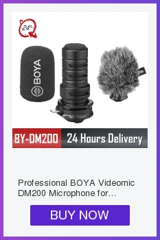 Boya BY-MM1 дробовик видео микрофон Youtube Vlogging Запись микрофон для iPhone HuaWei DJI Osmo ZHIYUN Smooth Q Canon sony DSLR