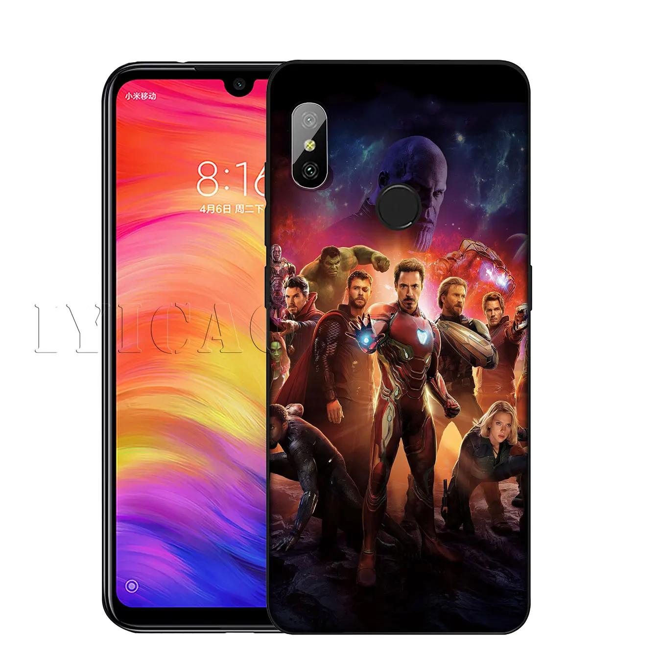 IYICAO Marvel's Мстители Мягкий силиконовый чехол для телефона Xiaomi Mi 10 9 9T CC9 CC9E 8 SE A3 Pro A1