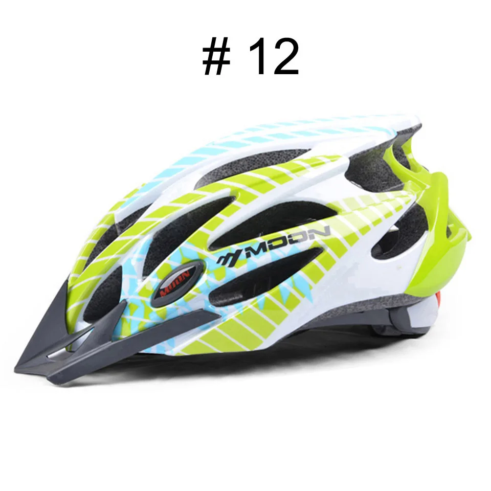 Regular Color 12 MOON Велоспорт Шлем ультралегкий велосипедный шлем в форме MTB дорожный горный велосипед шлем Casco Ciclismo S/M/L/XL - Цвет: Regular Color 12
