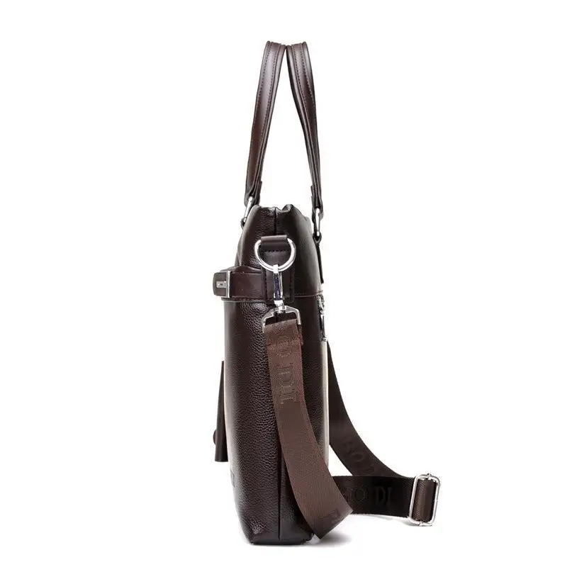 2018 New Luxury Brand Pu Leather Men Handbag Classic Designer Man Crossbody Shoulder Bag Casual Messenger A4 Briefcase | Багаж и сумки