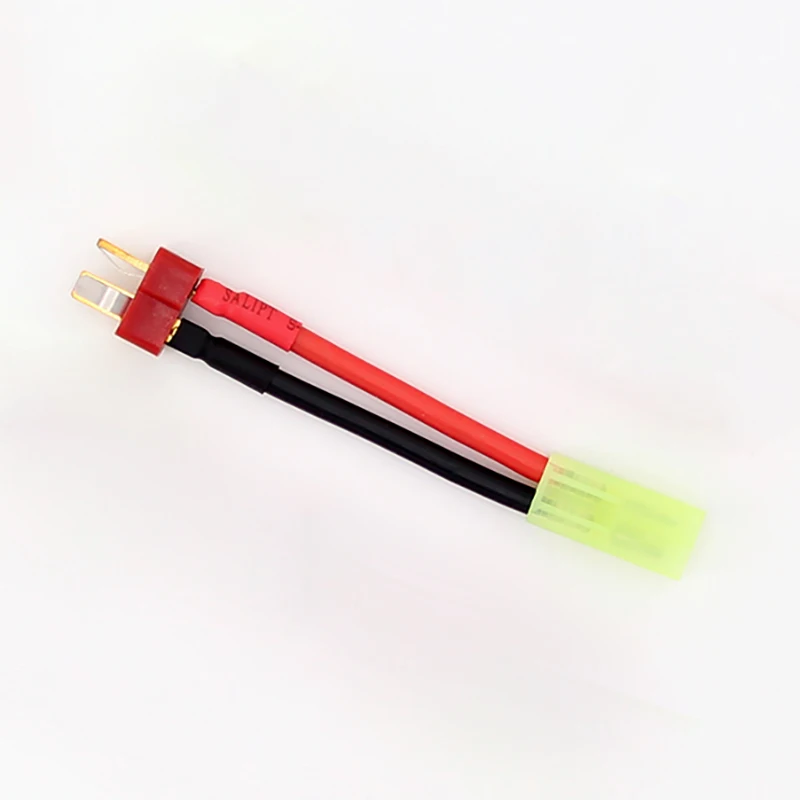 5/20 шт. мини Tamiya переходник с Т образной вилки на штекер проводом 5 см 16awg|Детали и