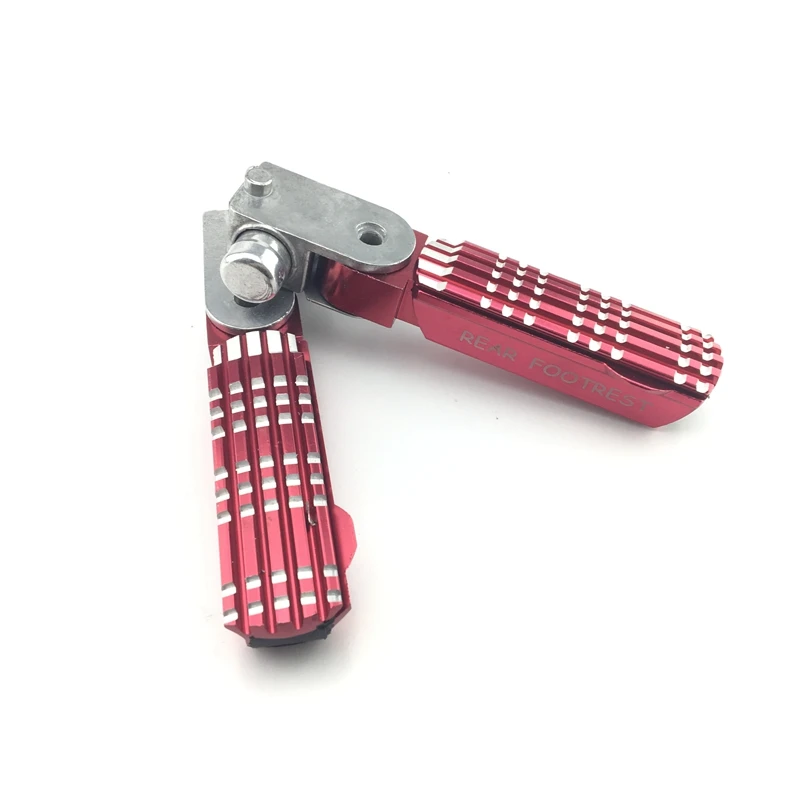 Универсальные алюминиевые мотоциклетные складные колышки комплект из 2