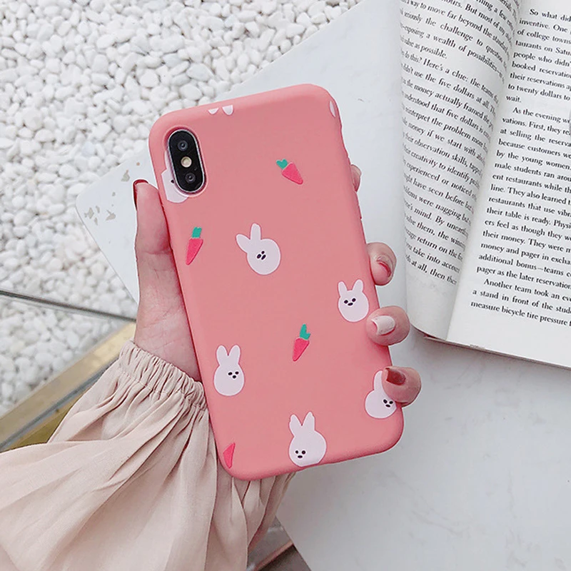 Чехол для iPhone 7 XS MAX XR X 8 6 6s Plus силиконовый матовый | Мобильные телефоны и