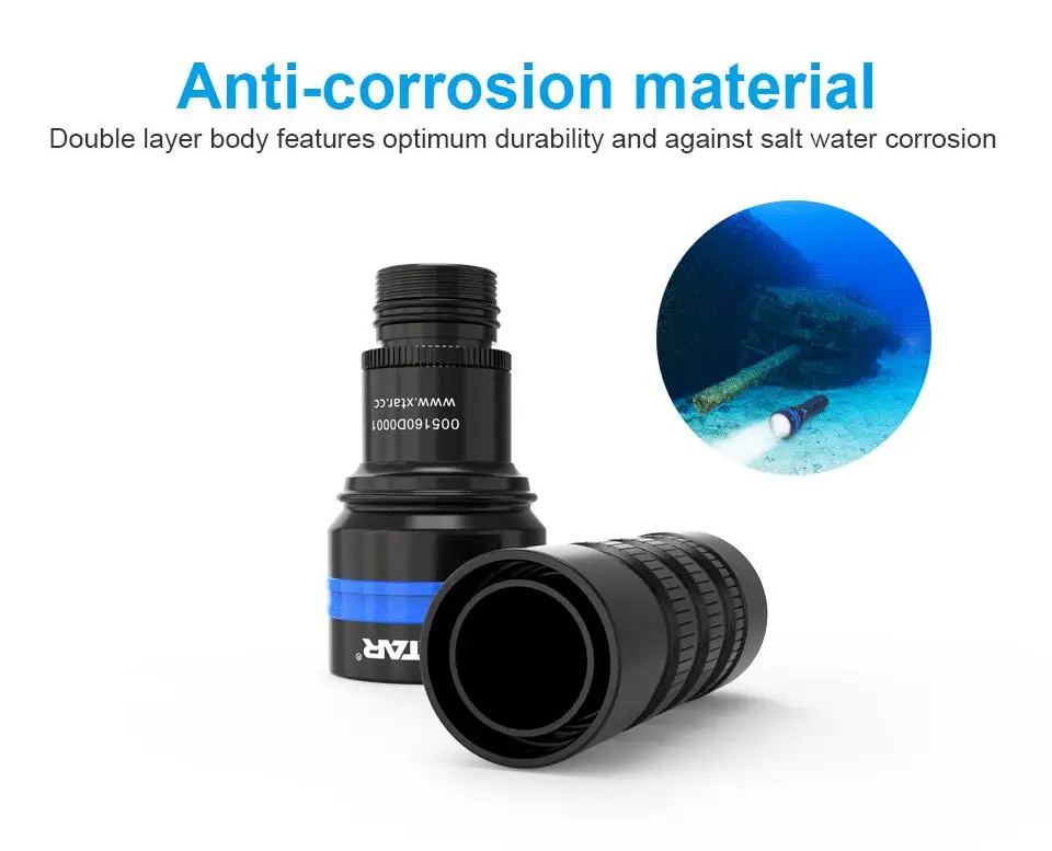 XTAR D06 1600 фонарик для дайвинга CREE XHP35 D4 Max 1600 люмен Deam расстояние 430 м магнитный переключатель фонарь 100 м глубина дайвинга