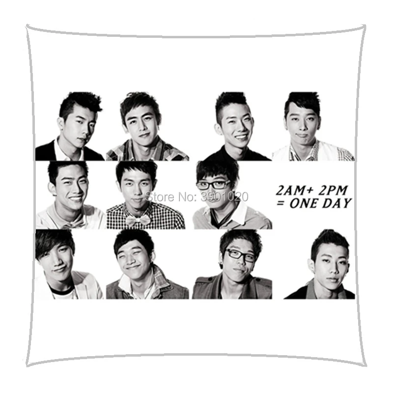 Новинка 2PM Kpop Nichkhun Lee Junho квадратная подушка в том числе внутренняя подгонка подарок