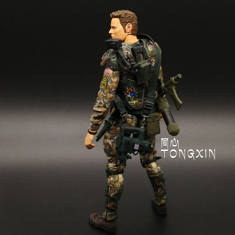7 дюймов Alien Vs. Predator AVP наёмники Mezco модель игрушки солдат фигурка