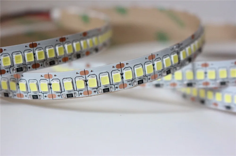 2835 SMD 240 светодиодов/м DC12V Светодиодная гибкая полоса 5 м в длину 120 Вт белая