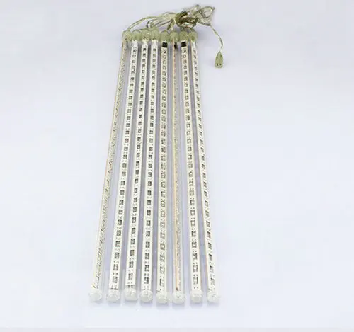 50 см 240led светодиодное украшение для праздника метеоритный дождь свет 8 трубок