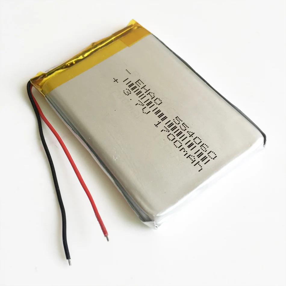Лот 10 шт 3 7 V 1700mAh литий полимерная Li Po аккумуляторная батарея 554060 li ion для PAD GPS PSP Vedio